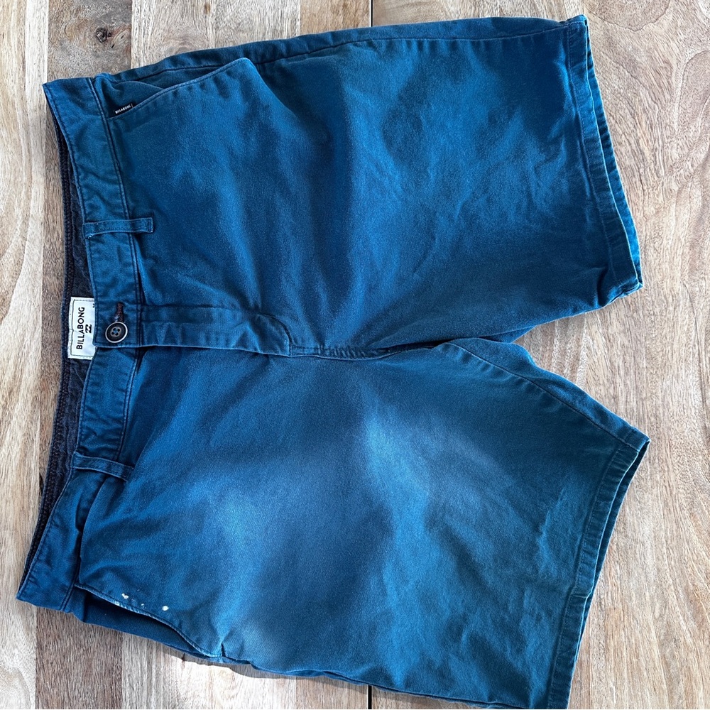 Men’s Billabong Teal Buttoned Shorts- size 36